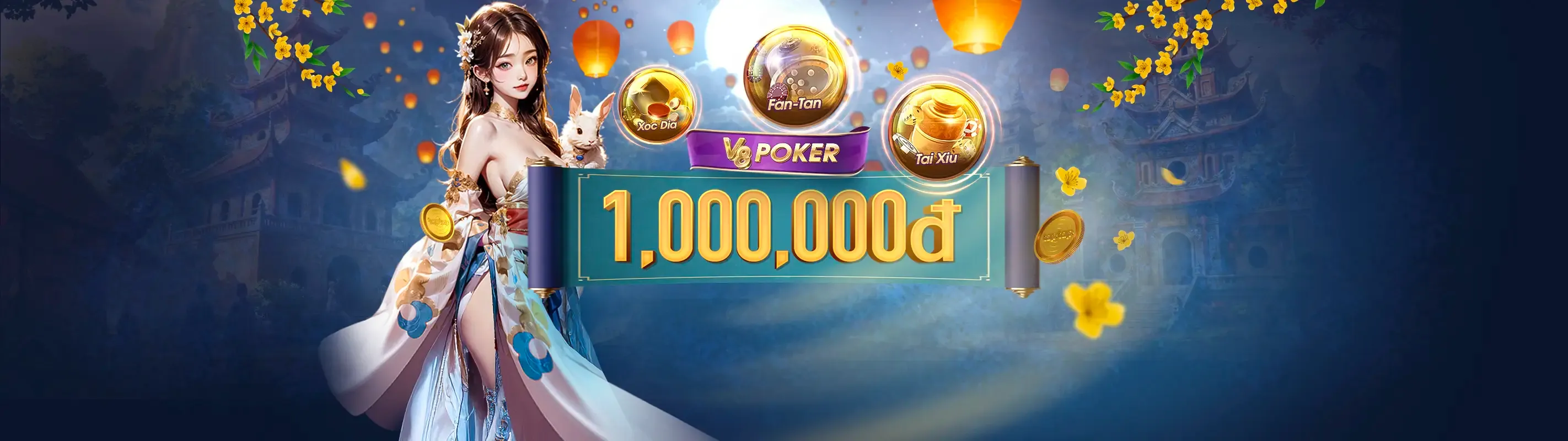 Banner khuyến mãi hoàn trả mỗi ngày 86bet casino