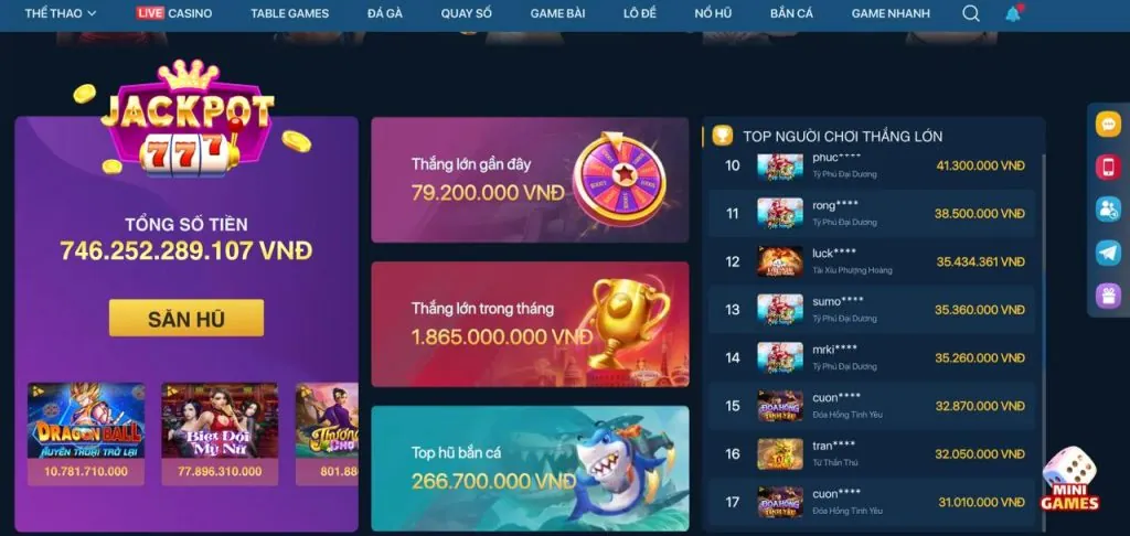 Chương trình VIP 86bet Casino